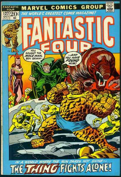 Fantastic Four 127 - Thing - Joe Sinnott, John Buscema