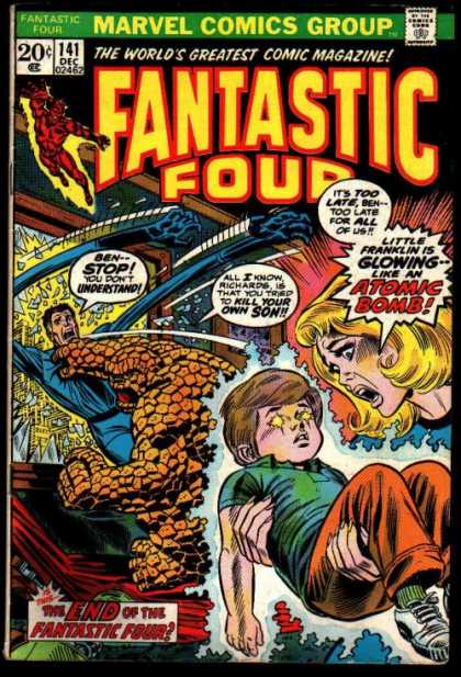 Fantastic Four 141 - Thing - Mr Fantastic - Franklin Richards - Marvel Comics - Approved By The Comics Code Authority