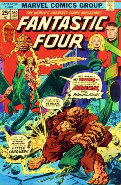 Fantastic Four 160 - Arkon - Thing - Marvel Comics Group - Fantastic Four - Arkon The Annihilator
