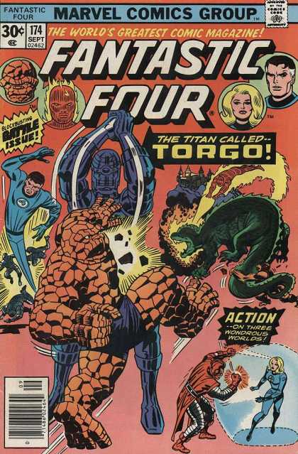 Fantastic Four 174 - Torgo - Marvel Comics - Fantastic Four - 30 Cents - Battle Issue
