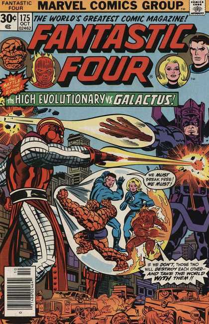 Fantastic Four 175 - Destroy - Explosion - Four - Greatest - Comic - Jack Kirby, Joe Sinnott