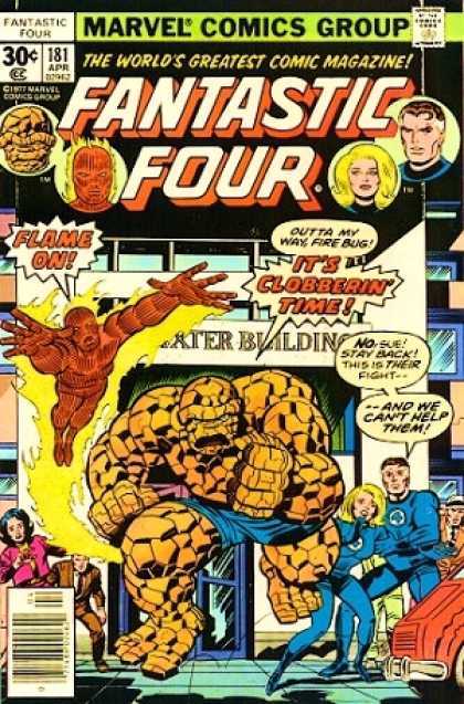 Fantastic Four 181 - Thing - Human Torch - Mr Fantastic - Invisible Girl