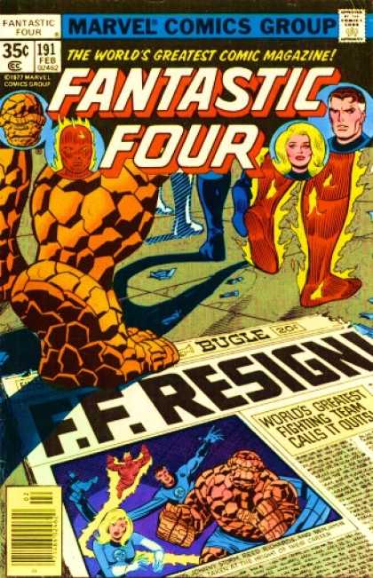 Fantastic Four 191 - Thing - Newspaper - Feet - George Perez
