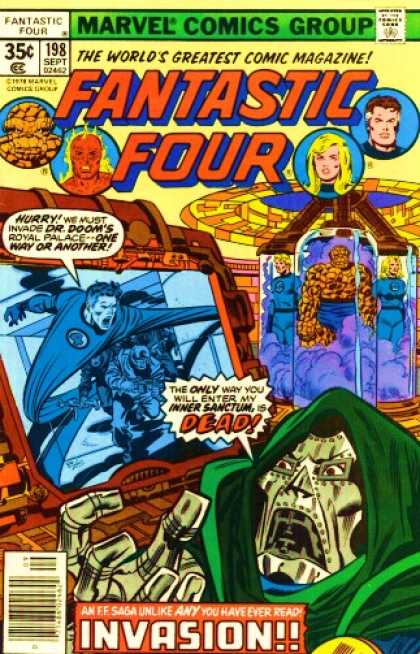 Fantastic Four 198 - Thing - Mr Fantastic - Iron Face - Mad Iron Face - Dead