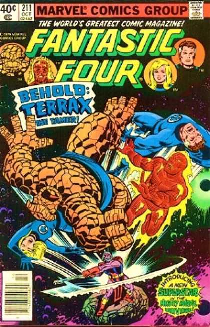 Fantastic Four 211 - Space - Terrax - Joe Sinnott, John Byrne