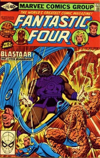 Fantastic Four 215 - Blastaar - Thing - Human Torch - Reed Richards - Josef Rubinstein