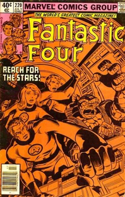Fantastic Four 220 - Thing - Sue - Reed Richards - Joe Sinnott, John Byrne