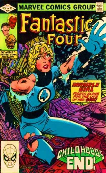 Fantastic Four 245 - Thing - Marvel Comics Group - Approved By The Comics Code - Invisible Girl - Childhoods End - John Byrne