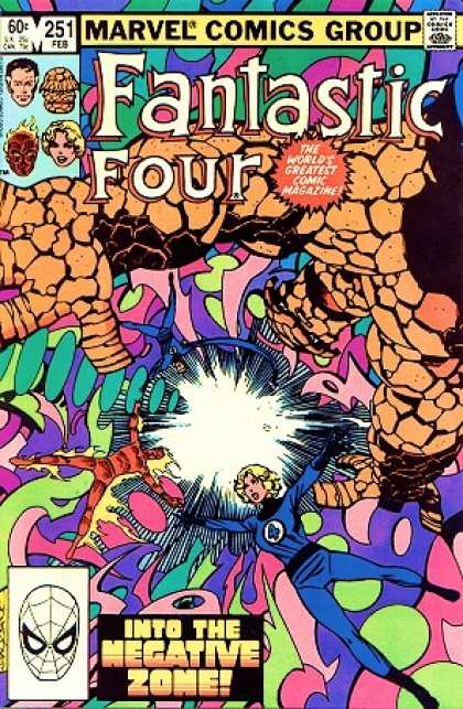 Fantastic Four 251 - Psychedelic - Thing - Negative Zone - John Byrne
