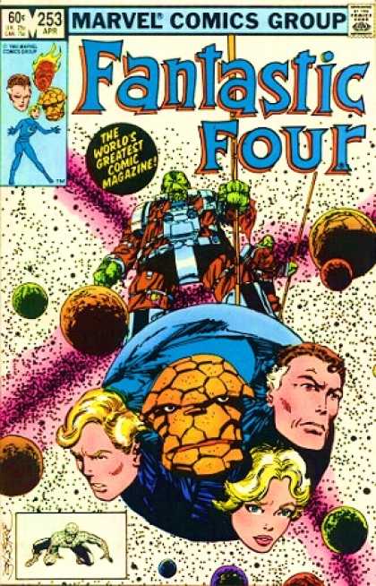 Fantastic Four 253 - Human Torch - Mr Fantastic - Reed - Richards - The Thing - John Byrne