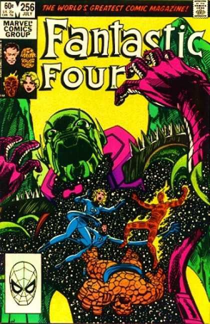 Fantastic Four 256 - Space - Marvel Comics Group - Mr Fantastic - Invisible Girl - The Thing - John Byrne