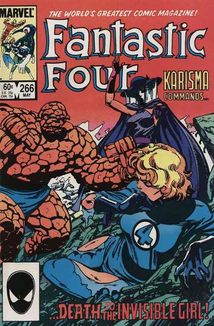 Fantastic Four 266 - Karisma Commans - Marvel Comics - Death To The Invisible Girl - Monster - Woman - John Byrne