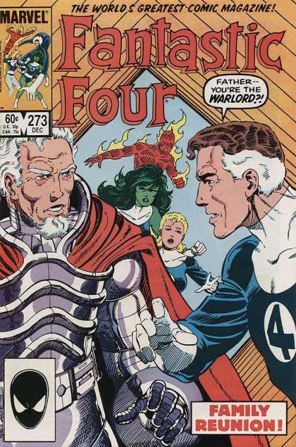 Fantastic Four 273 - Mr Fantastic - Invisible Woman - Human Torch - Thing - Marvel - John Byrne
