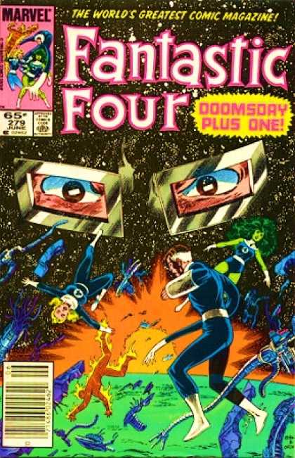 Fantastic Four 279 - She Hulk - Human Torch - Mr Fantastic - John Byrne
