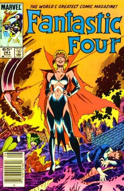 Fantastic Four 281 - She-hulk - Daredevil - Mr Fantastic - Human Torch - Reed Richards - John Byrne