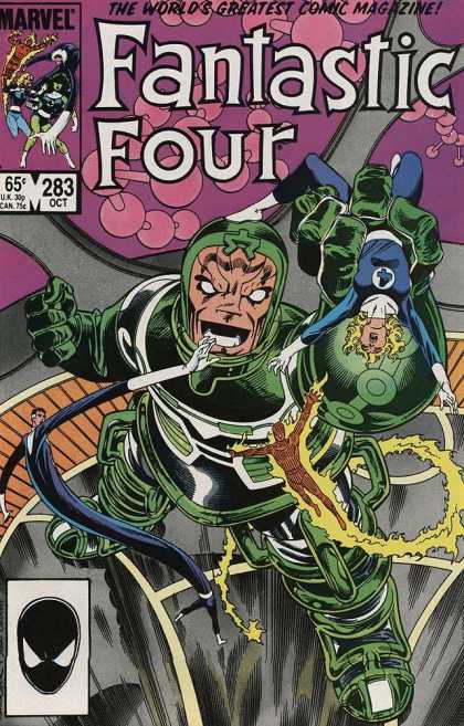 Fantastic Four 283 - Giant - 283 - Clutch - Flame - Roar - Jerry Ordway, John Byrne