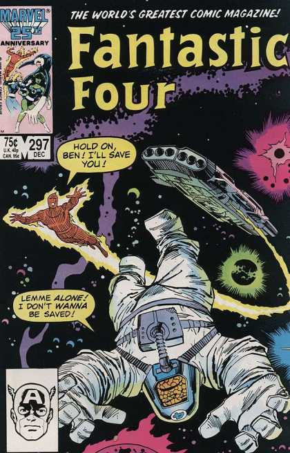 Fantastic Four 297 - Awsome Team - Special Abilities - Space Travel - Spaship - Big Special - John Buscema