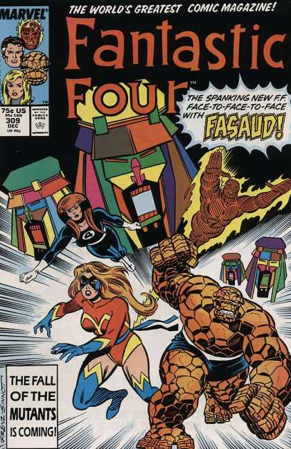 Fantastic Four 309 - Robotic - Greatest - Marvel - Colorful - Four - Joe Sinnott