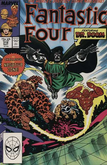 Fantastic Four 318 - Dr Doom - Negative Zone - Marvel - Marvel Comics - The Thing - Joe Sinnott
