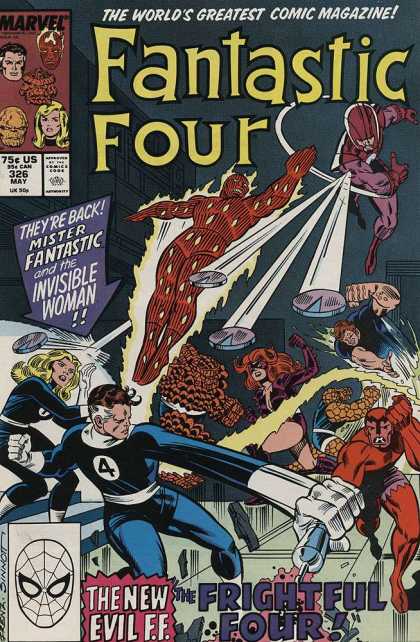 Fantastic Four 326 - Mister Fantastic - Thing - Invisible Woman - Human Torch - Stan Lee - Joe Sinnott