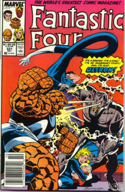 Fantastic Four 331 - Ultron - Mr Fantastic - The Thing - The Human Torch - The Invisible Woman - Joe Sinnott, Richard Buckler