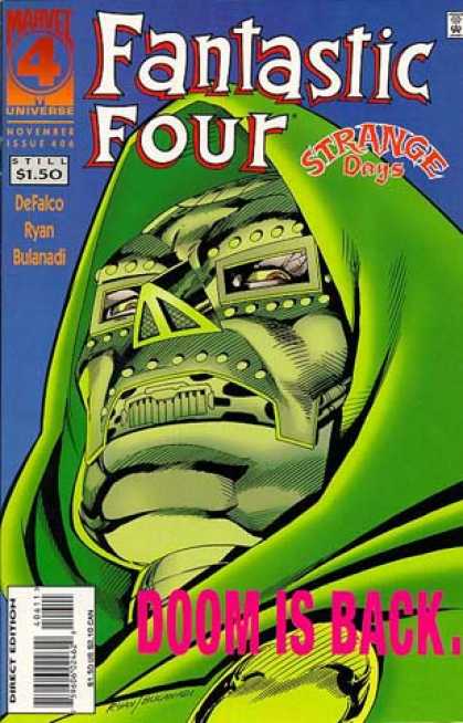 Fantastic Four 406 - Mask - Hood - Marvel - Universe - November Issue - Paul Ryan