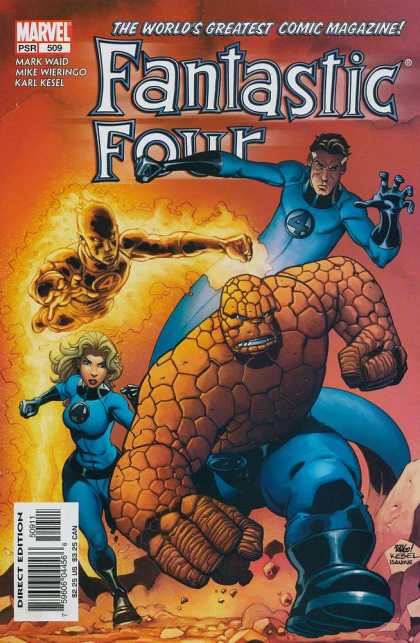 Fantastic Four 509 - Karl Kesel - Mark Waid - Mike Wieringo - Human Torch - The Thing - Mike Wieringo, Richard Isanove
