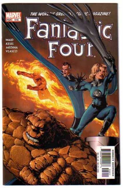 Fantastic Four 516 - Mr Fantastic - Invisible Woman - Human Torch - 4 Authors - The Thing - Gene Ha, Morry Hollowell