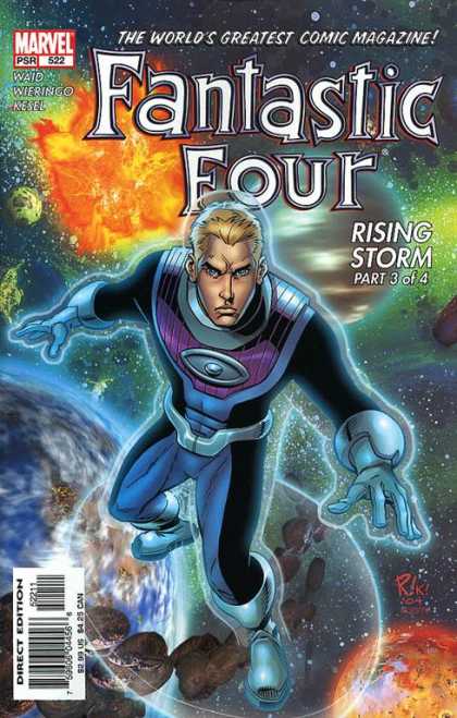 Fantastic Four 522 - Kesel - Wieringo - Rising Storm Part 3 Of 4 - Waid - Spaceman - Mike Wieringo