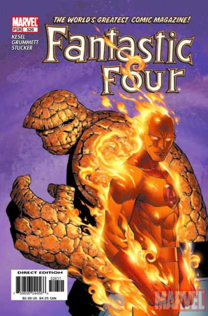 Fantastic Four 526 - Thing - Human Torch - Marvel - Marvel Comics - The Torch - Jim Cheung