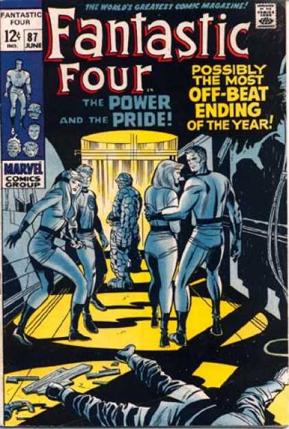Fantastic Four 87 - The Power And The Pride - Light - Body - Woman - Shadows - Jack Kirby