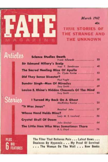 Fate - March 1962