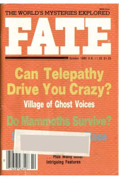 Fate - October 1985