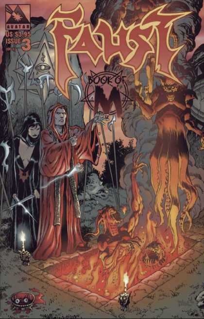 Faust 3 - Issue 3 - Book Of M - Demon - Knife - Mage