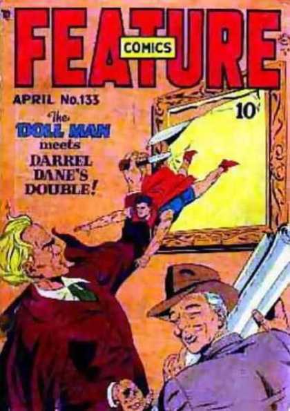 Feature Comics 133 - Doll Man - Darrel Dane - Double - Thieves - Stealing Paintings