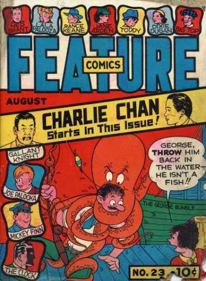 Feature Comics 23 - Charlie Chan - Ned Brant - Lala Palooza - Jane Arden - Toddy