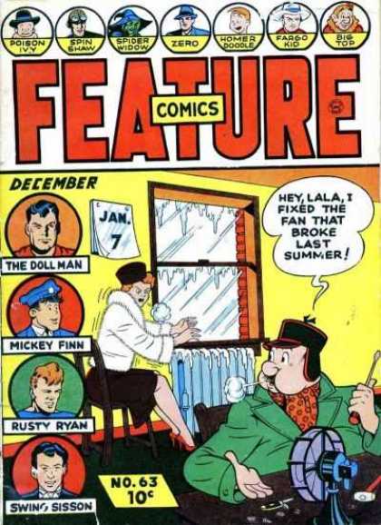 Feature Comics 63 - Dollman - Mickey Finn - Rusty Ryan - Swing Sisson - Homer Doodle