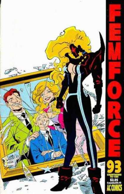 Femforce 93 - Costume - Superhero - Chain - Photoframe - Ac Comics