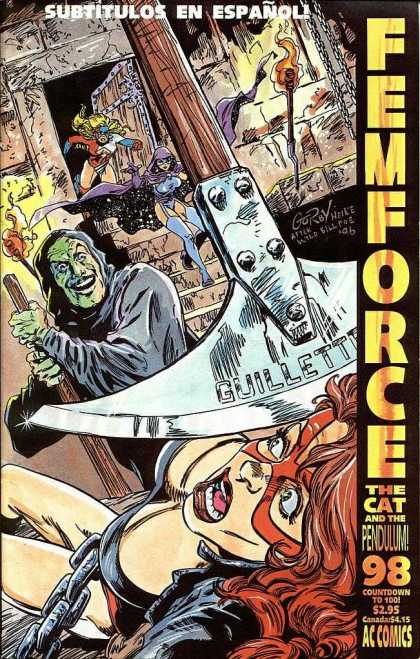 Femforce 98 - Subtitulos En Espanol - Girl - Superhero - Guillette - Ac Comics