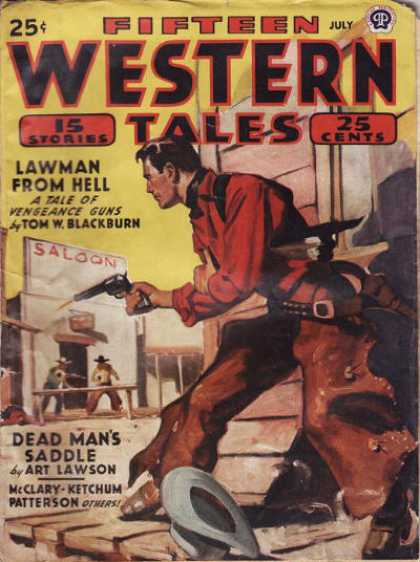 Fifteen Western Tales - 7/1945