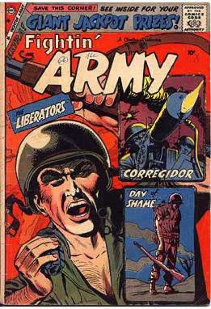 Fightin' Army 30 - The Liberators - Corregidor - Day Of Shame - Soldier - Yell