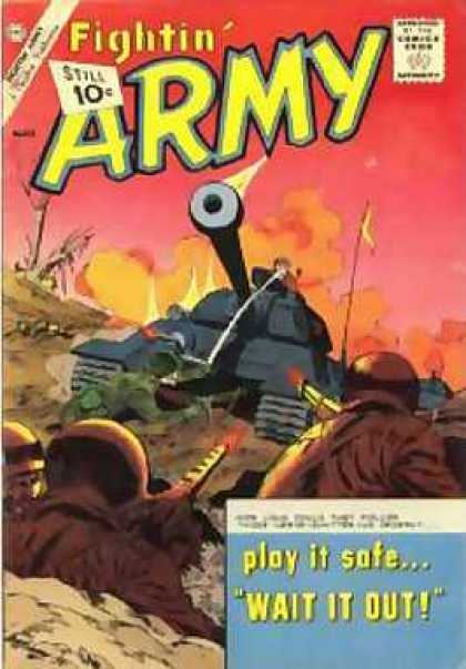 Fightin' Army 45 - Soldiers - Army Tank - Guns - Gun Fire - Battlefield