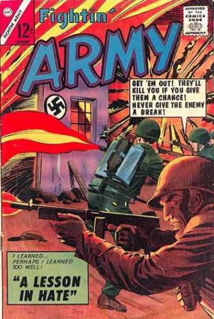 Fightin' Army 61 - A Lesson In Hate - Nazi - War - Fighting - Action