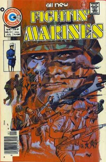 Fightin' Marines 130 - Marines - War - Fight - Plane - Guns