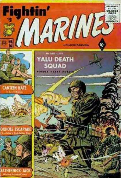 Fightin' Marines 14 - Fightin Marines - Yalu Death Squad - Canteen Kate - Oxhole Escapade - Eatherneck Jack