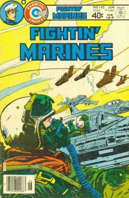 Fightin' Marines 143 - Pilots - Jets - Clouds - Helmets - Dogfight