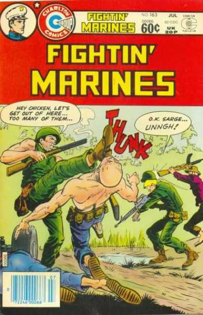 Fightin' Marines 163 - Soldiers - Gun - Kicks - Fights - Enemy