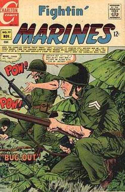 Fightin' Marines 77 - Fightin Marines - November - Charlton Comics - Soldiers - War