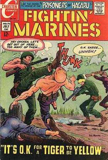 Fightin' Marines 86 - Charlton Comics - Silver Age - War Stories - Soldiers - Prisoners Of Hagaru