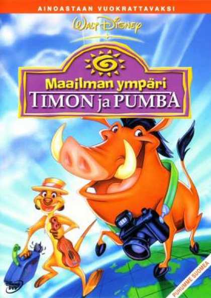 Finnish DVDs - Around The World With Timon And Pumbaa